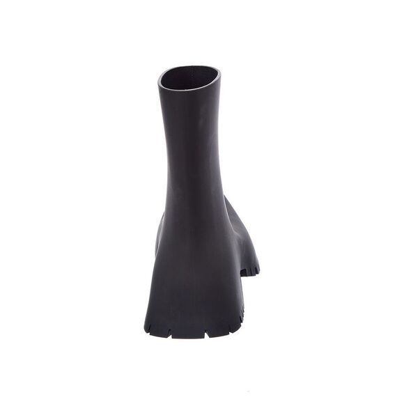 Balenciaga Trooper Rubber Boot, Black - Picture 3 of 5